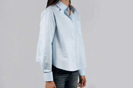 Light blue women shirt